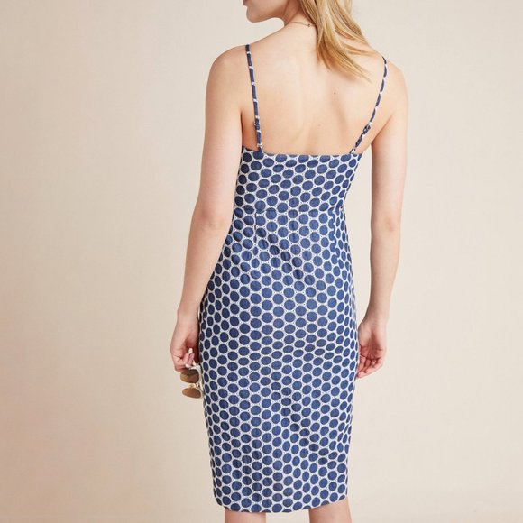 Anthropologie Morin Button-Front Dress - Picture 3 of 13